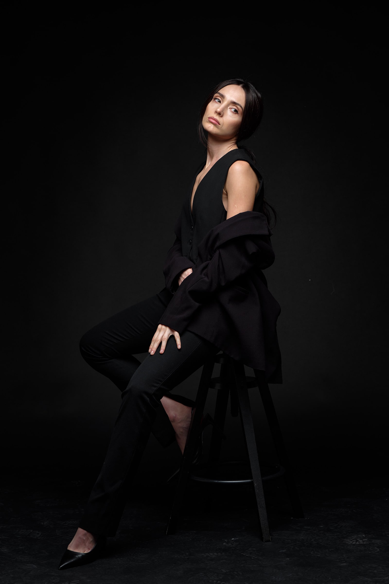 Zdjęcie z modelką wywołane w Capture One